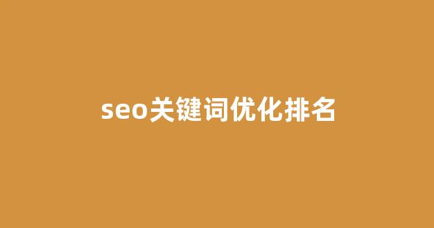 seo搜索优化